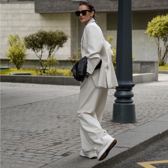 Frankie shop suite NWT oversized jacket and straight leg pants - Picture 14 of 16